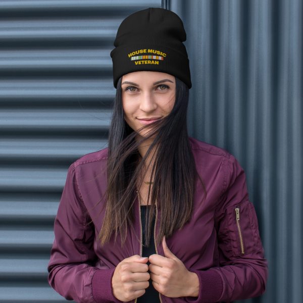 HOUSE MUSIC VETERAN - Embroidered Beanie