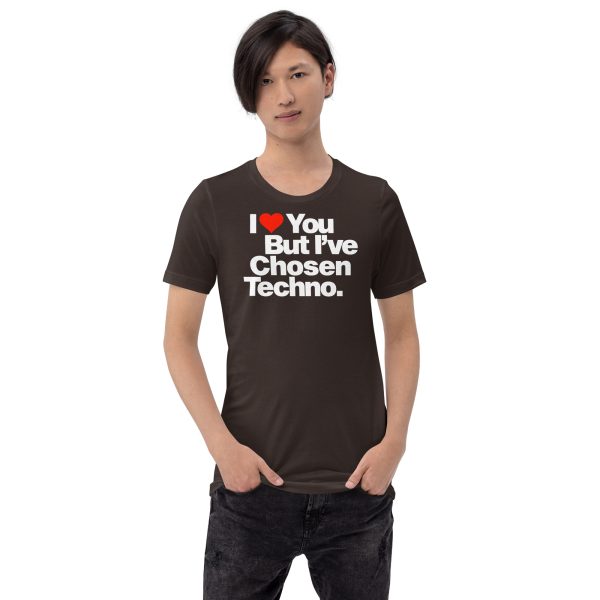 I LOVE YOU BUT IVE CHOSEN TECHNO - Unisex Softstyle Tee
