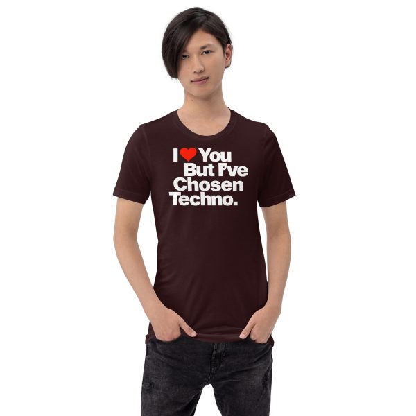 I LOVE YOU BUT IVE CHOSEN TECHNO - Unisex Softstyle Tee