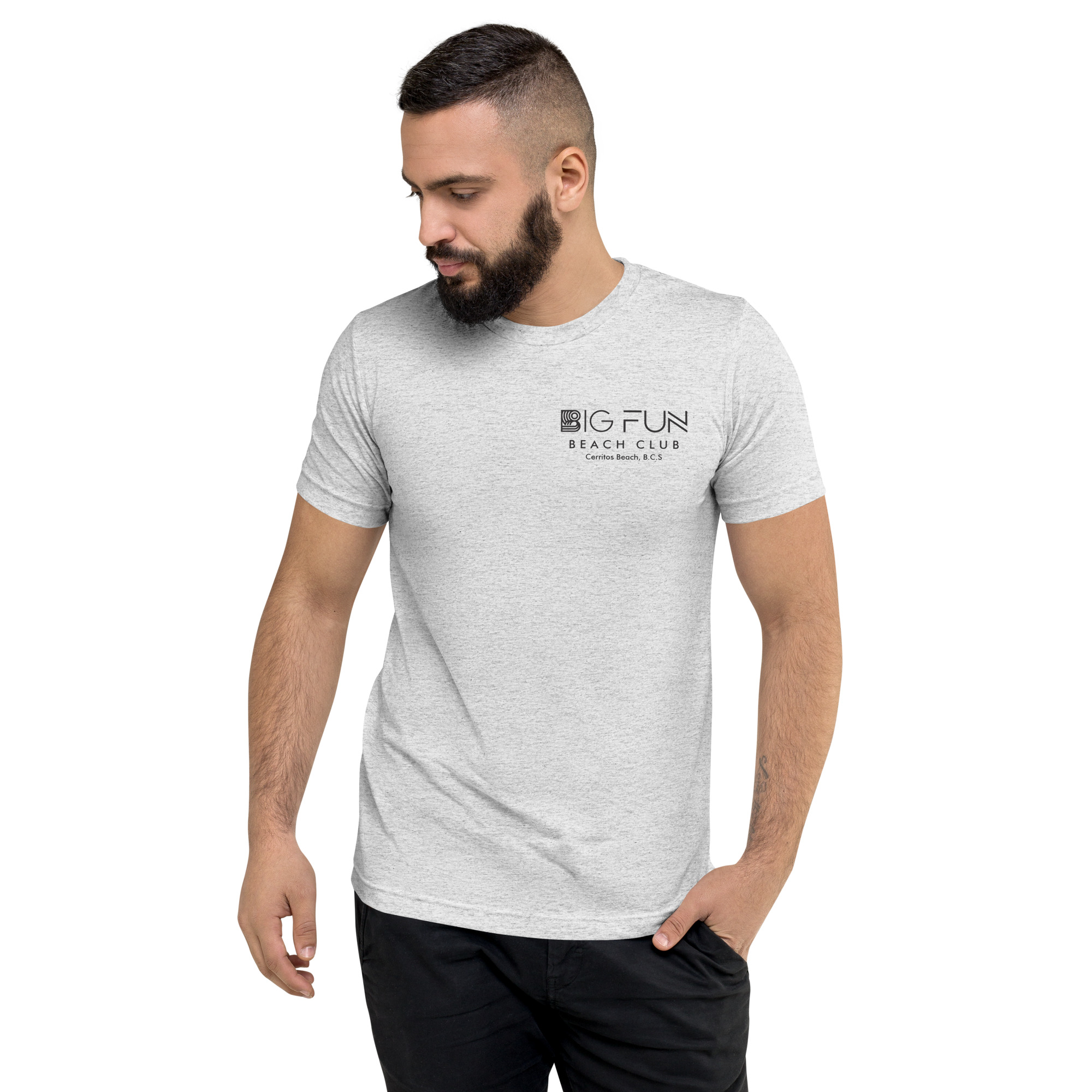 BIG FUN BEACH CLUB - Uni-Sex Triblend Tee