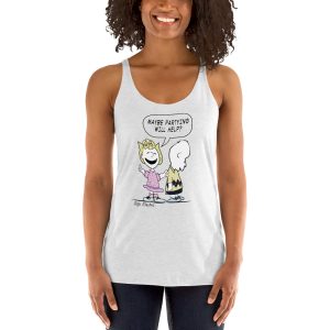 MAYBE PARTYING WILL HELP - Women's Racerback Tank