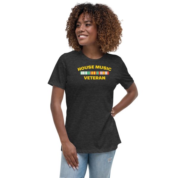 HOUSE MUSIC VETERAN - Women's Relaxed T-Shirt